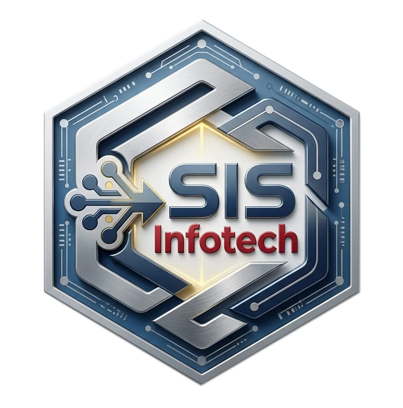 SIS INFOTECH 3D LOGO